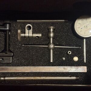 Vintage Starrett Universal Dial Test Indicator Set